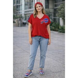 Buffalo Bills TOUCH by Alyssa Milano Jersey style Shirt (large)